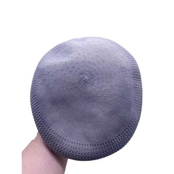 Kangol Cap Tropic 504 Ventair 0290BC Silver Gray Vented Knit Hat Mens Large - Picture 7 of 16
